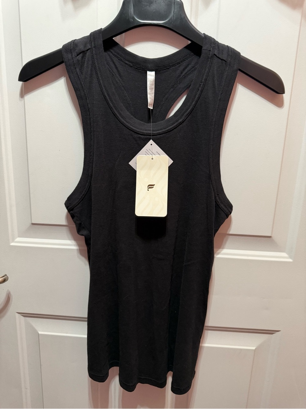Fabletics Black Racerback Tank Top